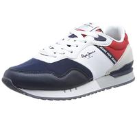 Pepe Jeans LONDON ONE M CLUB, Scarpa da ginnastica Uomo, Rosso, 45 EU