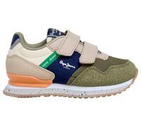 Pepe Jeans London South BK, Sneak Bambini e Ragazzi, Green Moon Nebbia Verde, 28 EU