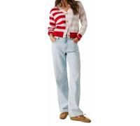 Pepe Jeans Loose St Jeans MW Hazel, Blu (Denim-2s1), 28 W/30 L Donna