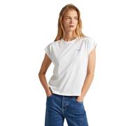 Pepe Jeans Lory, T-shirt Donna, Bianco (White),M