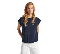 Pepe Jeans Lory, T-shirt Donna, Blu (Dulwich Blue),S