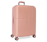 Pepe Jeans Luce Luminosa, Bagagli Valigia Donna, Rosa (Pink), Taglia Unica