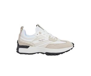 Pepe Jeans Lucky Print, Scarpa da ginnastica Donna, Bianco (bianco), 36 EU