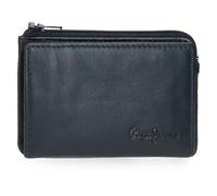 Pepe Jeans Luton Portafoglio con Porta carte di credito blu 11 x 7 x 1,5 cm Pelle by Joumma Bags