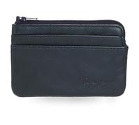 Pepe Jeans Luton Portafoglio con Porta carte di credito blu 11 x 7 x 1,5 cm Pelle by Joumma Bags