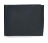 Pepe Jeans Luton Portafoglio con Porta carte di credito blu 12,5 x 9,5 x 1 cm Pelle by Joumma Bags
