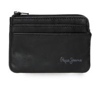 Pepe Jeans Luton Portafoglio con Porta carte di credito nero 11 x 7 x 1,5 cm Pelle by Joumma Bags