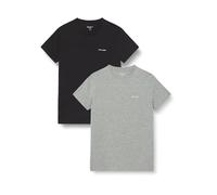 Pepe Jeans M Basic Logo Stretch Pack T-Shirt, Grigio (Grigio Marna), S Uomo