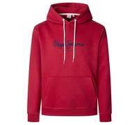 Pepe Jeans Macbeth Plain Hoodie Maglia di Tuta, Rosso (Rugby Red), XL Uomo