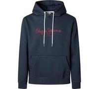 Felpa con cappuccio Pepe Jeans Macbeth Plain blu oceano - S