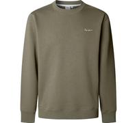 Pepe Jeans Macbeth Small Logo Plain Crew Maglia di Tuta, Verde (Verde Militare), S Uomo