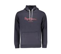 Felpa con cappuccio Pepe Jeans Macbeth Plain blu oceano - S
