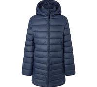 Pepe Jeans Maddie Long, Piumino Donna, Blu (Dulwich),L