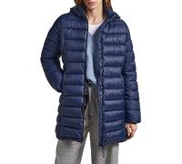 Pepe Jeans Maddie Long, Piumino Donna, Blu (Dulwich),XS