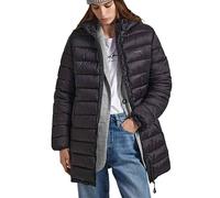 Pepe Jeans Maddie Long, Piumino Donna, Nero (Black),M
