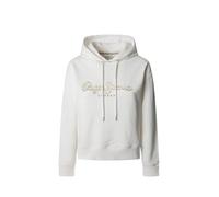 Pepe Jeans Maddy Hoodie Maglia di Tuta, Bianco, S Donna