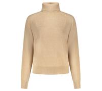 Pepe Jeans, ,Knitwear ,Donna ,Beige ,L Maglione Beige con Collo Alto Coraline Rolled