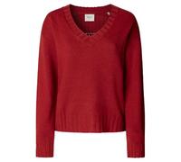 Pepe Jeans Maglieria da Donna Cherice con Scollo a V, Rosso (Rosso Reale), XL, Rosso (Rosso), XL