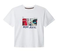 Pepe Jeans T-Shirt da Ragazzo Ash, Bianco (Bianco), 10
