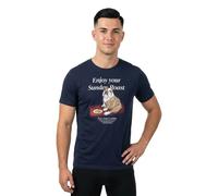 Pepe Jeans Axel Tee T-Shirt, Blu (Dulwich Blue), S Uomo