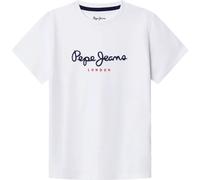 Pepe Jeans T-Shirt New Art da Ragazzo, Bianco (Bianco), 10