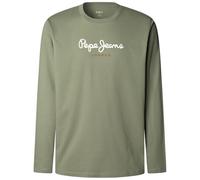 Pepe Jeans Maglietta da Uomo Eggo Long N, Verde Militare, M, Verde (Verde Militare), M