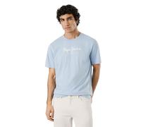 PEPE JEANS Maglietta Eggo N da Uomo, Blu (Soho Blue), S, Blu (Blu Soho), S