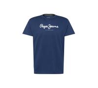 Pepe Jeans Eggo Maglietta da Uomo a Manica Corta Regular Fit, Blu (Navy), XL