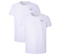 Pepe Jeans Pmu10976 Short Sleeve Base Layer 2 Units Bianco M Uomo