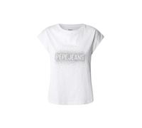 Pepe Jeans Maglietta 'Raya' grigio argento / bianco Donna Pepe Jeans XS
