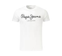 Pepe Jeans - Magliette in Cotone Bianco con Girocollo - - Tops - Uomo - Bianco - XL