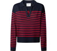 Pepe Jeans Carlina V Neck Sweater Blu M Donna