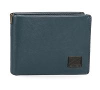 Pepe Jeans Marshal Portafoglio Orizzontale con Portafoglio Blu 11x8x1 cm Pelle, blu, Taglia unica, Portafoglio orizzontale con portafoglio