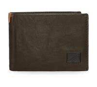 Pepe Jeans Marshal Portafoglio Orizzontale con Portafoglio Marrone 11,5x8x1 cm Pelle, marrone, Taglia unica, Portafoglio orizzontale con portafoglio