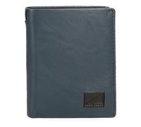 Pepe Jeans Marshal Portafoglio Verticale con Portafoglio Blu 8,5x10,5x1 cm Pelle, blu, Taglia unica, Portafoglio verticale con portafoglio