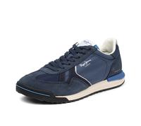 Pepe Jeans Marvin Match - Sneakers Basse In Suede Blu - Taglia 43 Scarpe Uomo