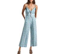 Pepe Jeans Tuta jumpsuit 'Matilde' blu / turchese / bianco, Taglia M