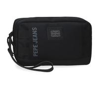 Pepe Jeans Matlock Borsa a Mano Nero 24,5 x 15 x 6 cm Pelle sintetica e poliestere by Joumma Bags