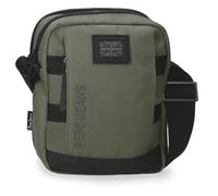 Pepe Jeans Matlock Borsa a tracolla a due scomparti verde 17 x 22 x 7,5 cm Pelle sintetica e poliestere by Joumma Bags