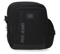 Pepe Jeans Matlock Borsa a tracolla grande nero 22 x 27 x 10 cm Pelle sintetica e poliestere by Joumma Bags