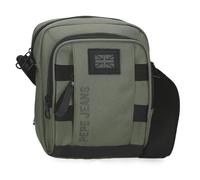 Pepe Jeans Matlock Borsa a tracolla media verde 17 x 22 x 8 cm Pelle sintetica e poliestere by Joumma Bags