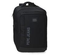Pepe Jeans Matlock Zaino per laptop 15,6 pollici nero 31 x 44 x 15 cm Pelle sintetica e poliestere by Joumma Bags