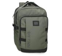 Pepe Jeans Matlock Zaino per laptop 15,6 pollici verde 28 x 40 x 16 cm Pelle sintetica e poliestere by Joumma Bags