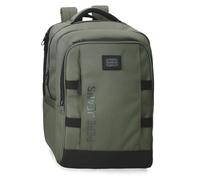 Pepe Jeans Matlock Zaino per laptop 15,6 pollici verde 31 x 44 x 15 cm Pelle sintetica e poliestere by Joumma Bags