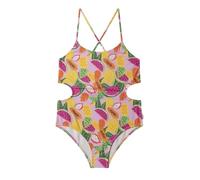 Pepe Jeans Maxi Fruit C.o. Swimsuit Costume da, Rosa (Fucsia Intenso), 14 Anni Bambine e Ragazze