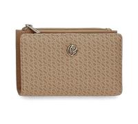 Pepe Jeans Megan, Portafogli di Diverse Dimensioni, Rosa, Nero e Cammello, Realizzato in Ecopelle, Porta Carte, Taglia Unica