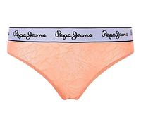 Pepe Jeans Mesh Thong, Intimo in Stile Bikini Donna, Arrancione (Peach),S
