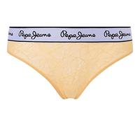 Pepe Jeans Mesh Thong, Intimo in Stile Bikini Donna, Giallo (Yellow),M