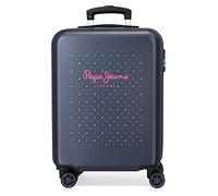 Pepe Jeans Molly, Trolley Rigido Cabina 55m Bambine E Ragazze, Multicolore, 38x55x20 cms