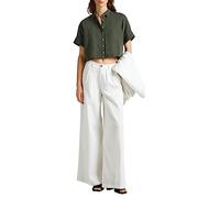Pepe Jeans Monna, Pantaloni Donna, Bianco (White),S
